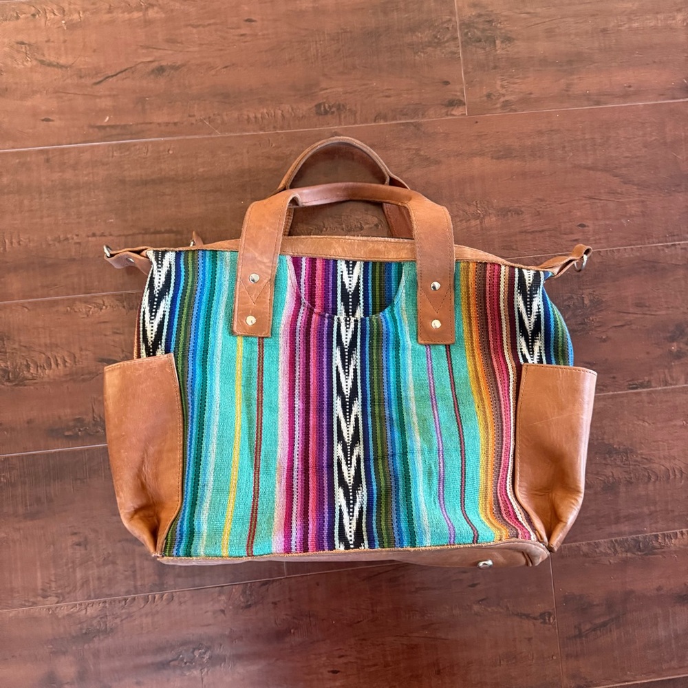 Nena & Co Baja Artisan Convertible Day Bag Backpack